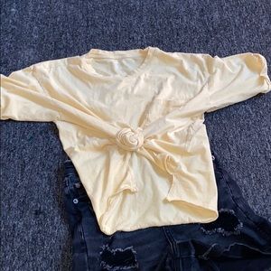 Yellow 🌼 oversized pocket tee